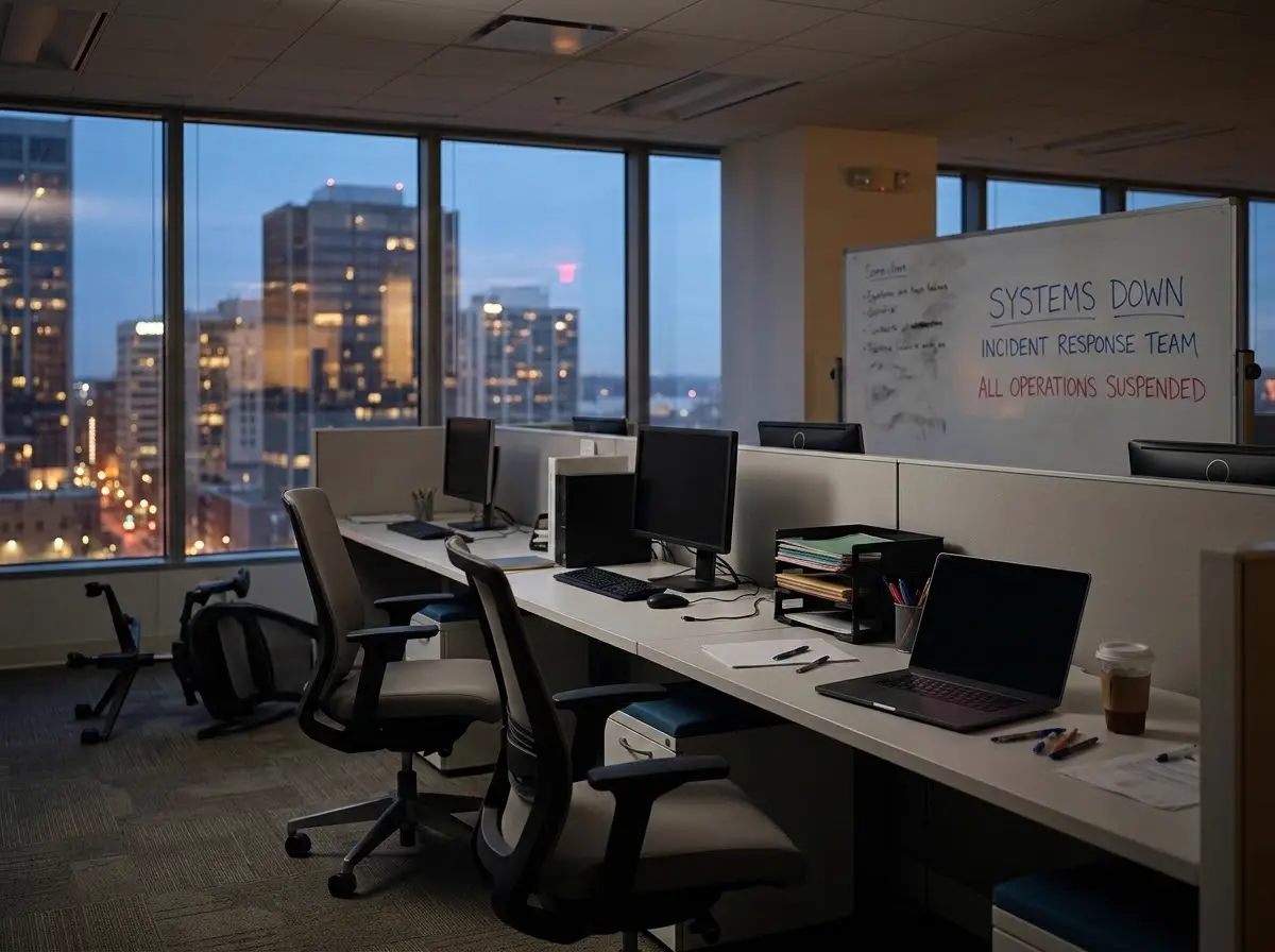 Business operations disrupted while systems are investigated after a breach